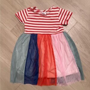 Hanna Andersson Striped Multicolor Kids Dress